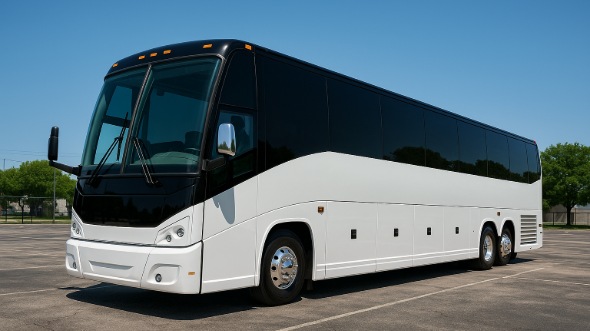 Exterior of Charter Bus Company Waterloo's 40 Passenger Party Bus in Waterloo