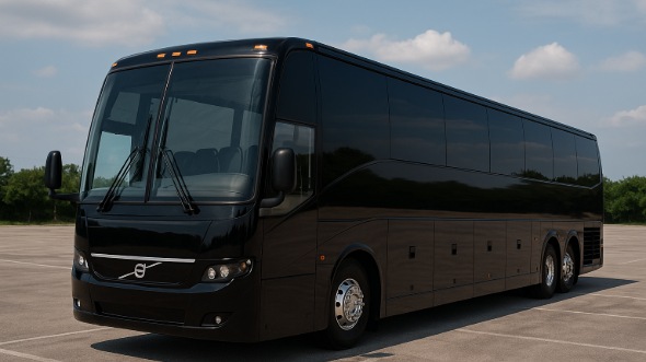 Exterior of Charter Bus Company Dubuque's 50 Passenger Party Bus in Dubuque
